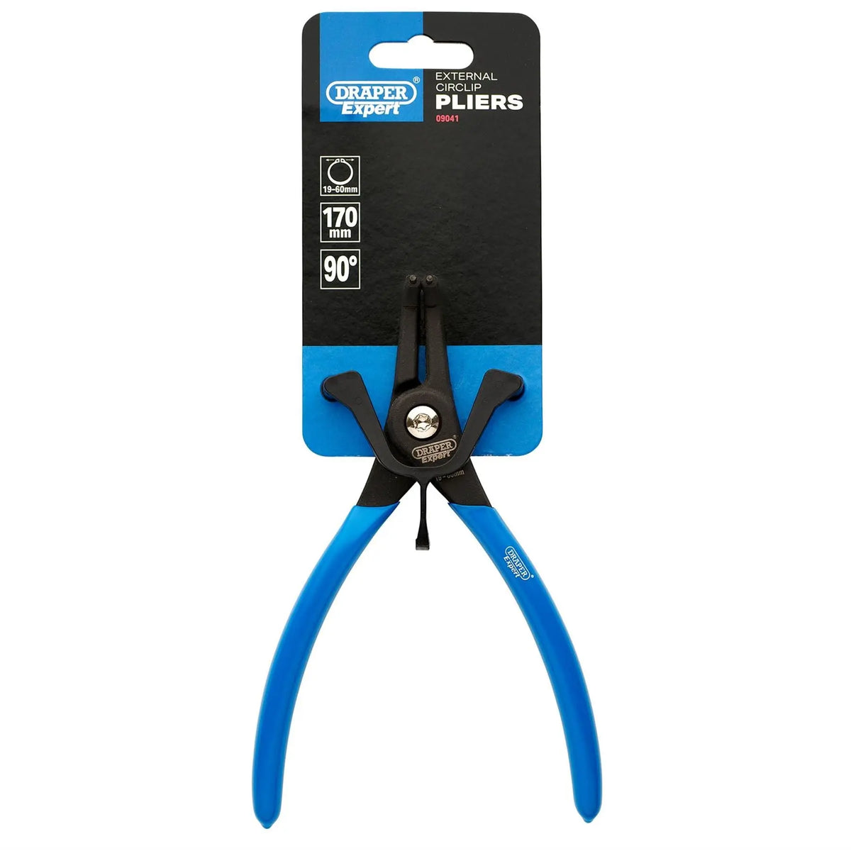 Draper Expert 90° External Circlip Pliers A21 170mm 09041 White Rose Tools