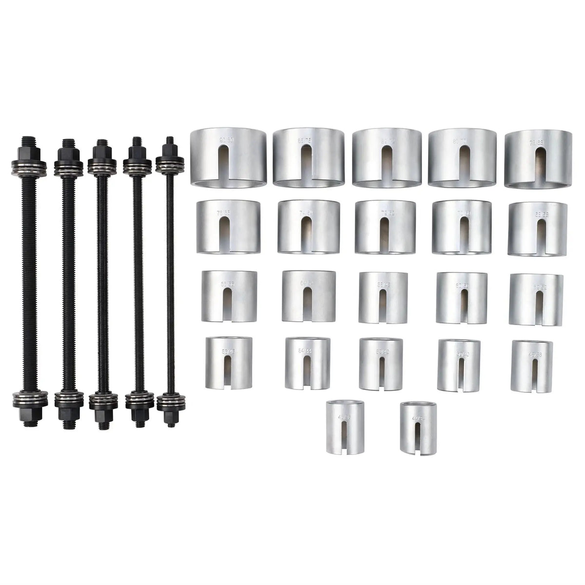 Draper Expert Bearing Seal and Bush Insertion/Extraction Kit (27 Piece) 59123 White Rose Tools