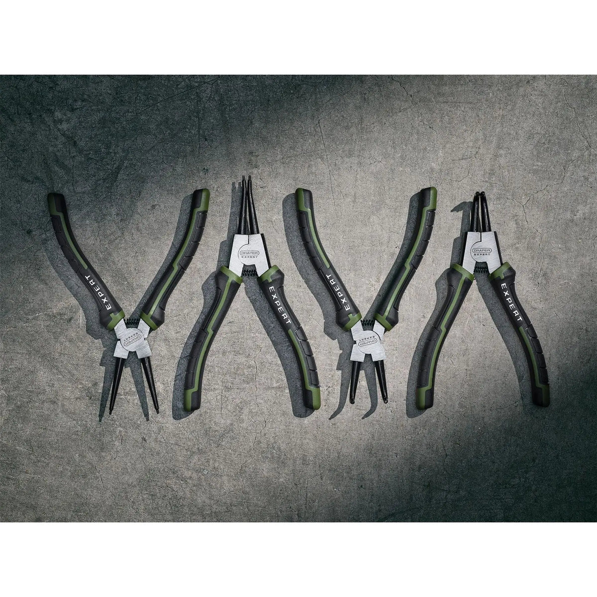 Draper Expert Circlip Pliers Set 180mm (4 Piece) 28617 White Rose Tools