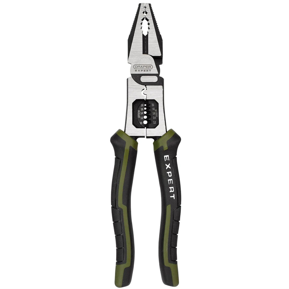 Draper Expert Combination Pliers with Wire Stripper 200mm 28525 White Rose Tools
