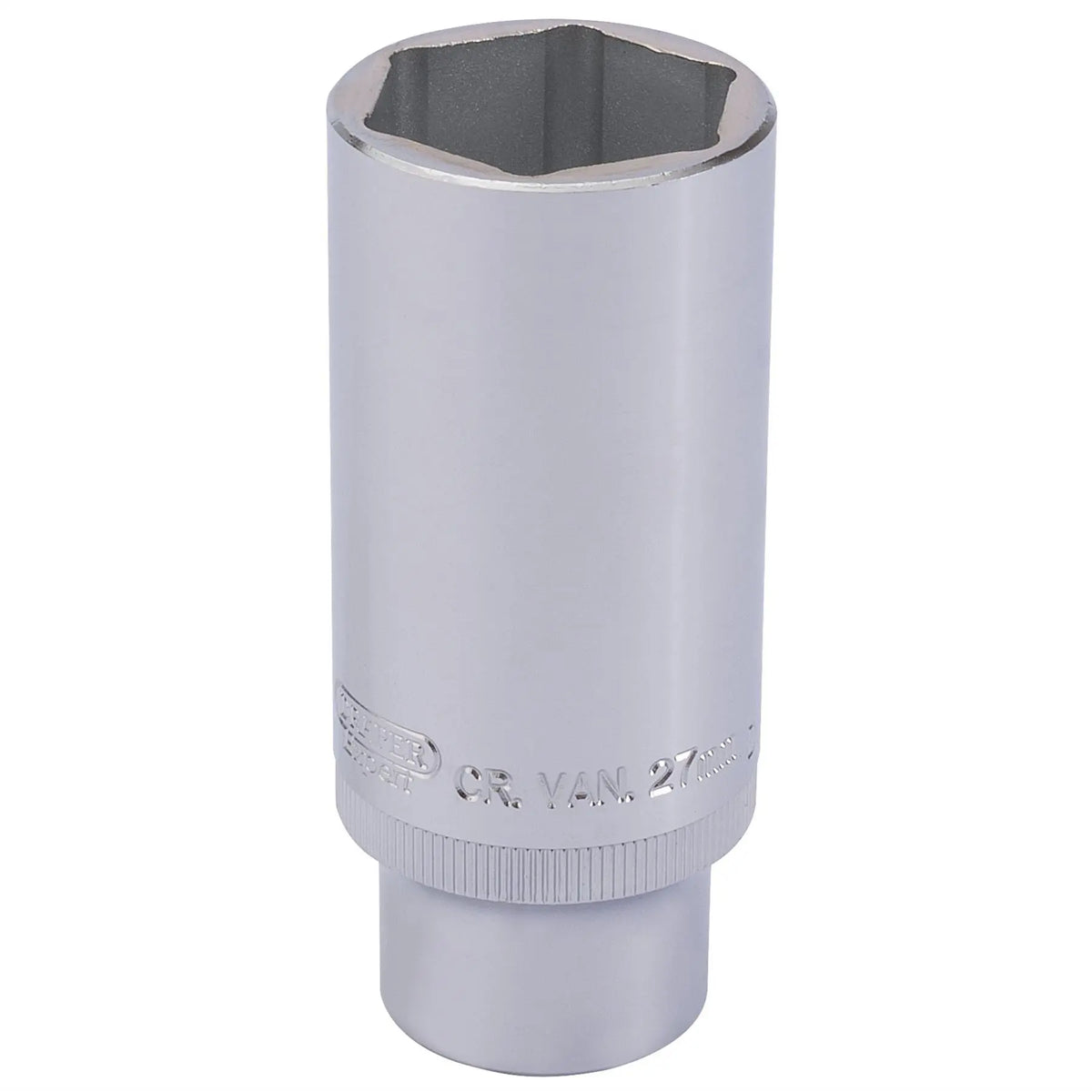 Draper Expert Diesel Injector Socket 1/2" Sq. Dr. 27mm 16216 White Rose Tools