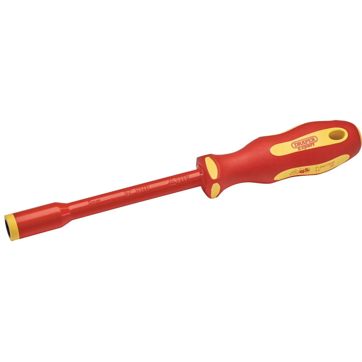 Draper Expert Ergo Plus VDE Fully Insulated Nut Driver 8mm 99487 White Rose Tools