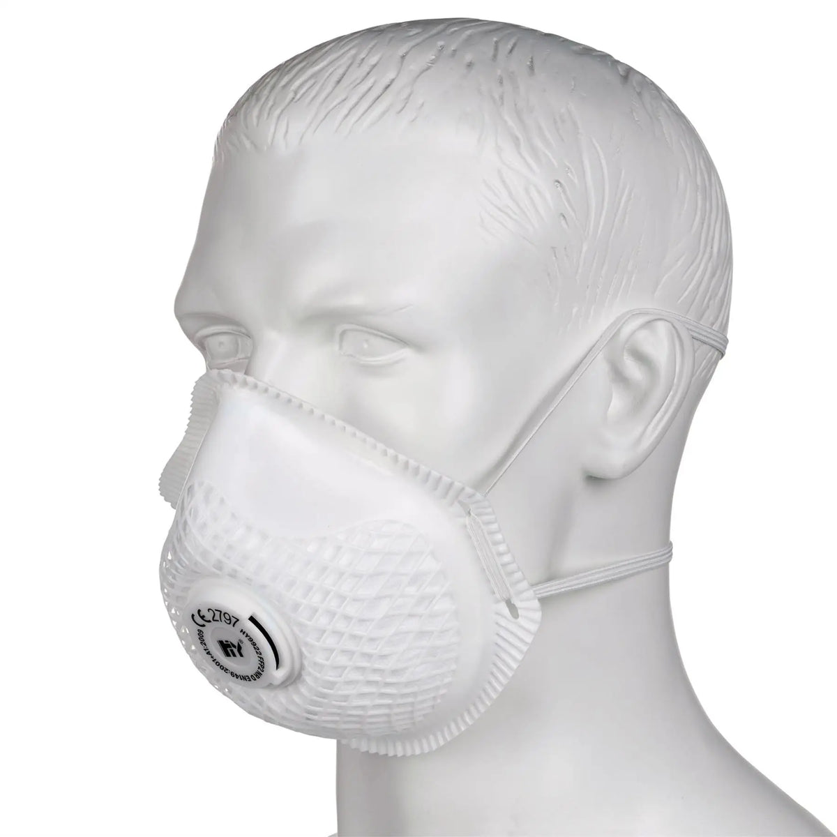 Draper Expert FFP2 NR Moulded Dust Masks (Pack of 3) 82486 White Rose Tools