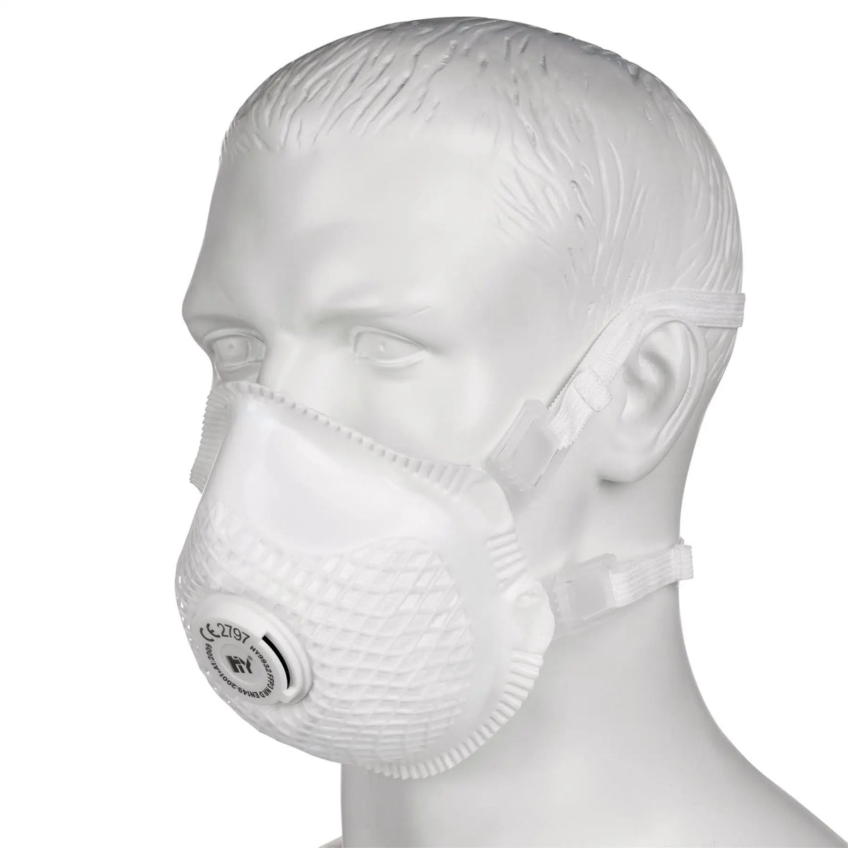 Draper Expert FFP3 NR Moulded Dust Masks (Pack of 2) 82489 White Rose Tools