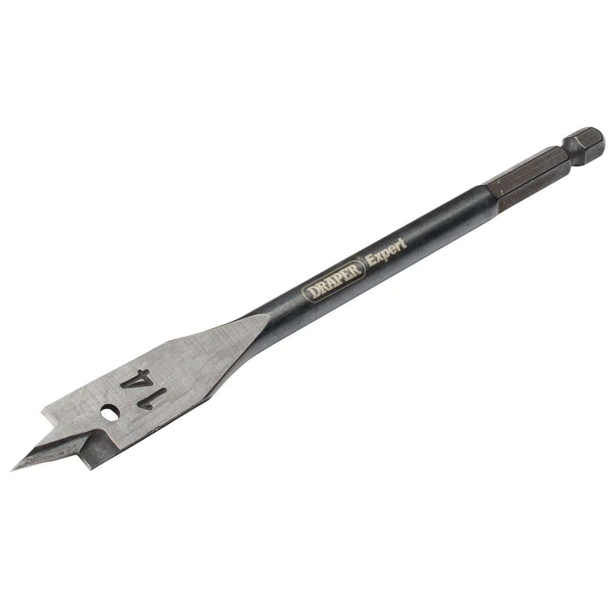 Draper Expert Flat Wood Bit 14 x 150mm 54555 White Rose Tools
