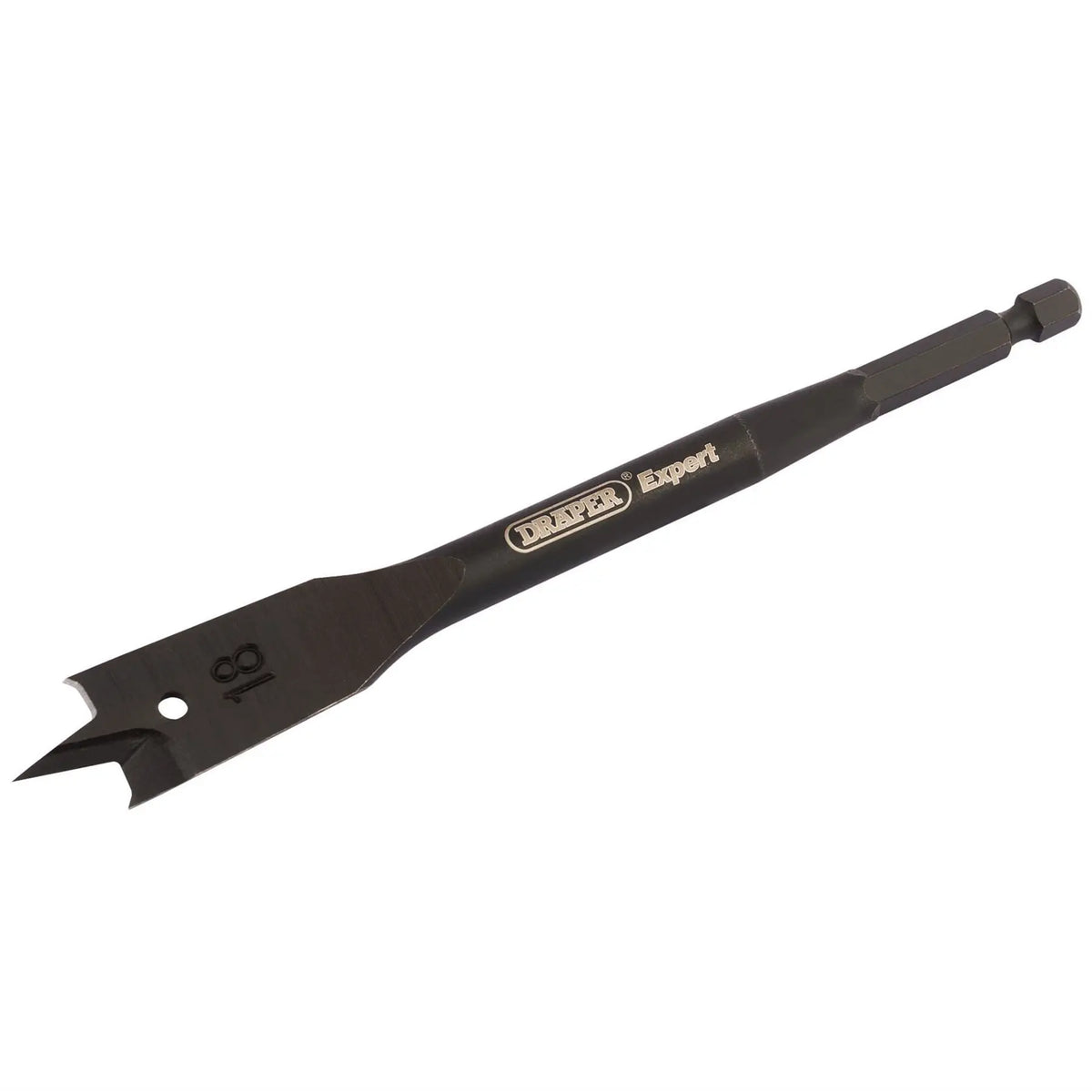 Draper Expert Flat Wood Bit 18 x 150mm 17542 White Rose Tools