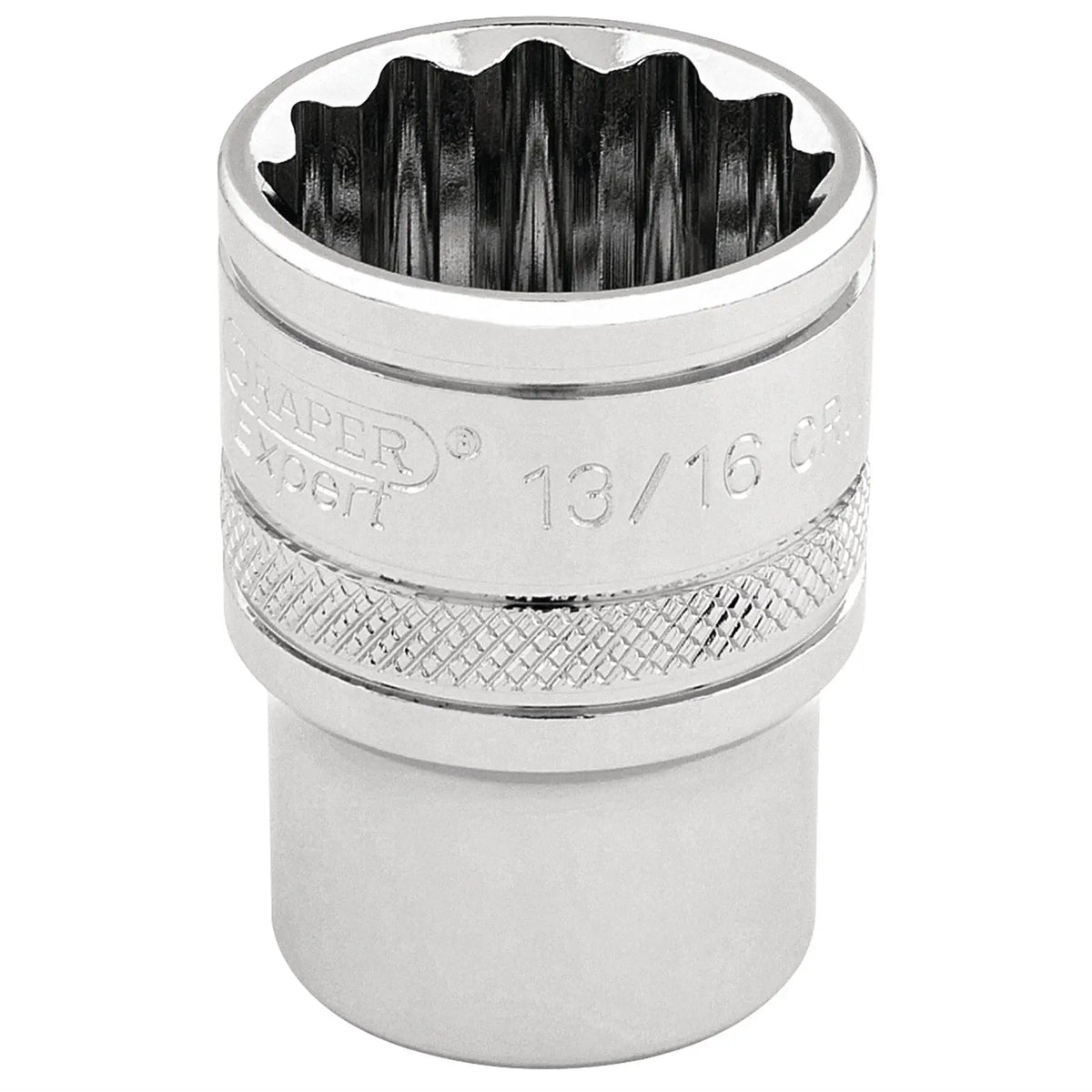 Draper Expert HI-TORQ® 12 Point Socket 3/8" Sq. Dr. 13/16" 49482 White Rose Tools
