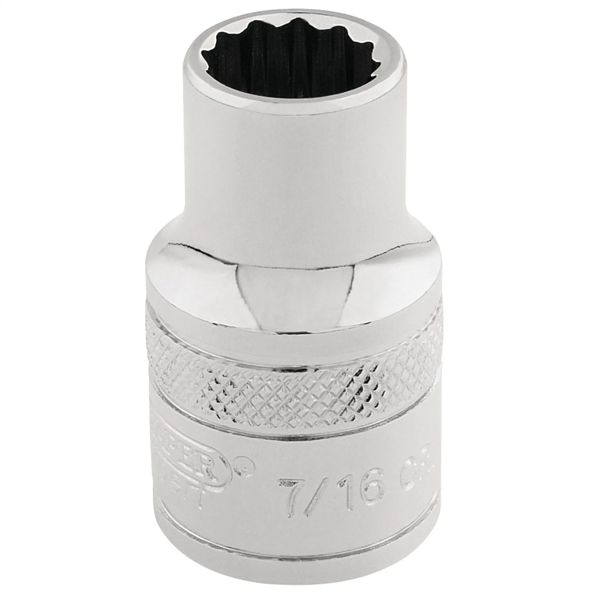 Draper Expert HI-TORQ® 12 Point Socket 3/8" Sq. Dr. 7/16" 49018 White Rose Tools