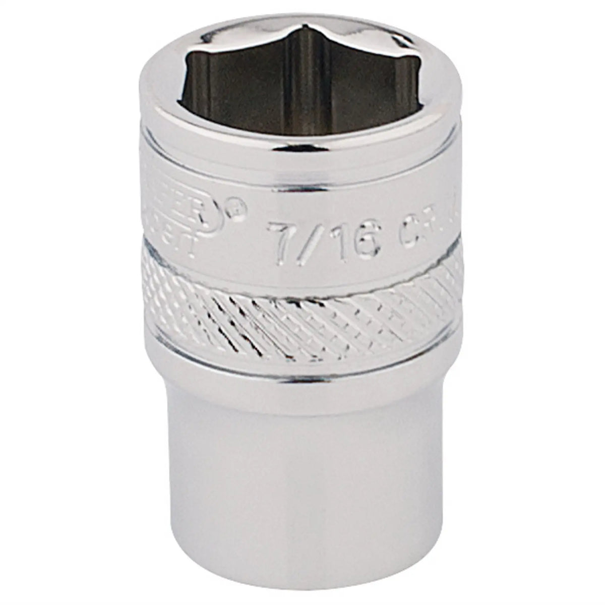 Draper Expert HI-TORQ® 6 Point Socket 1/4" Sq. Dr. 7/16" 48942 White Rose Tools