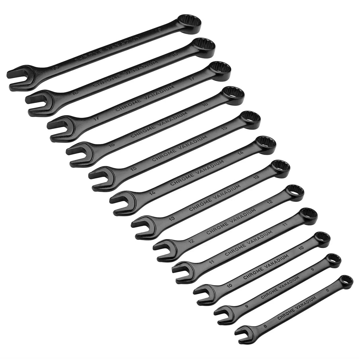 Draper Expert HI-TORQ® Metric Combination Spanner Set in Foam Tray (12 Piece) 07143 White Rose Tools