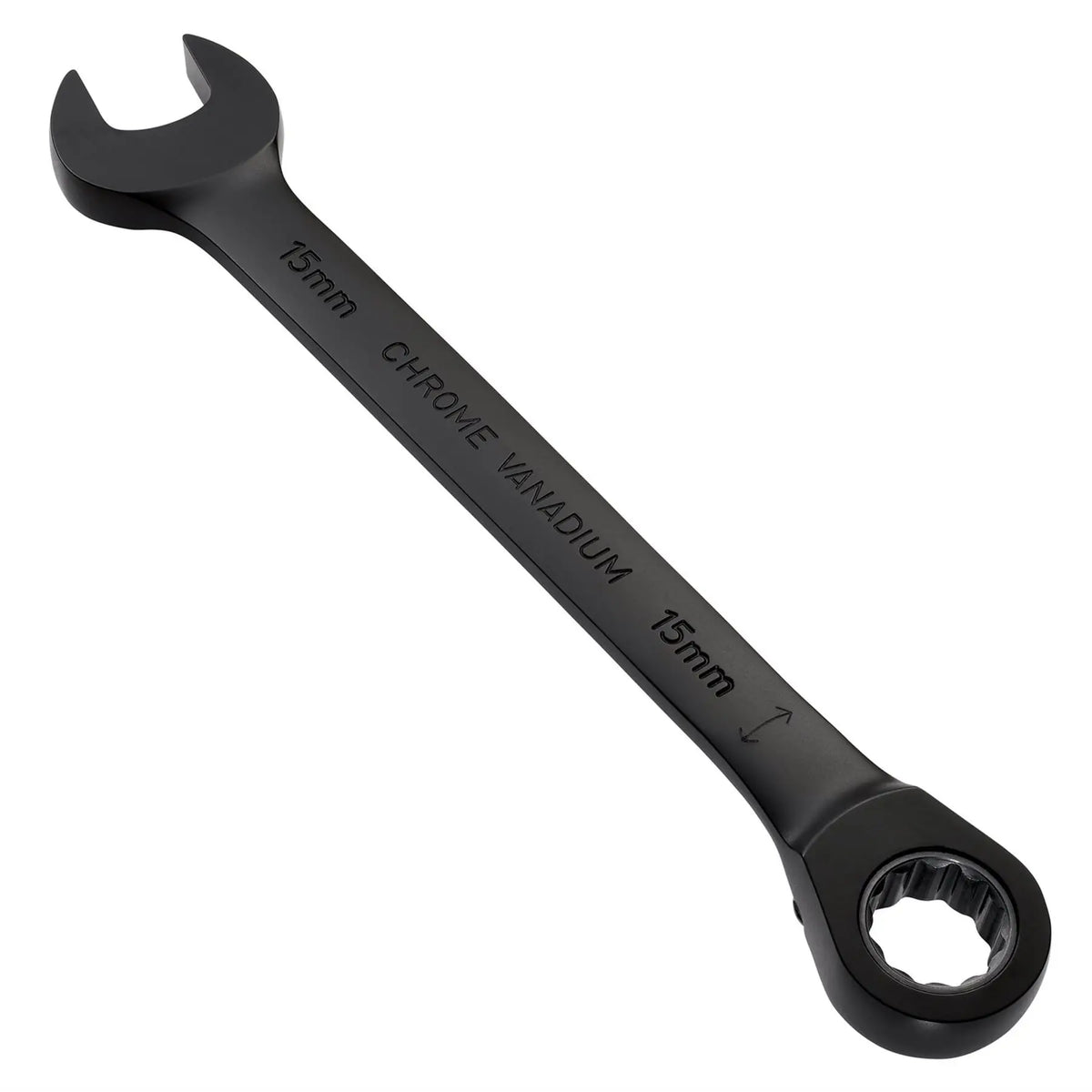 Draper Expert HI-TORQ® Metric Reversible Ratchet Combination Spanner 15mm Black 03905 White Rose Tools