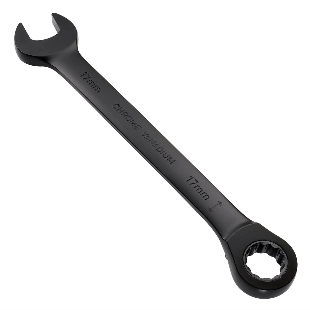 Draper Expert HI-TORQ® Metric Reversible Ratchet Combination Spanner 17mm Black 03907 White Rose Tools