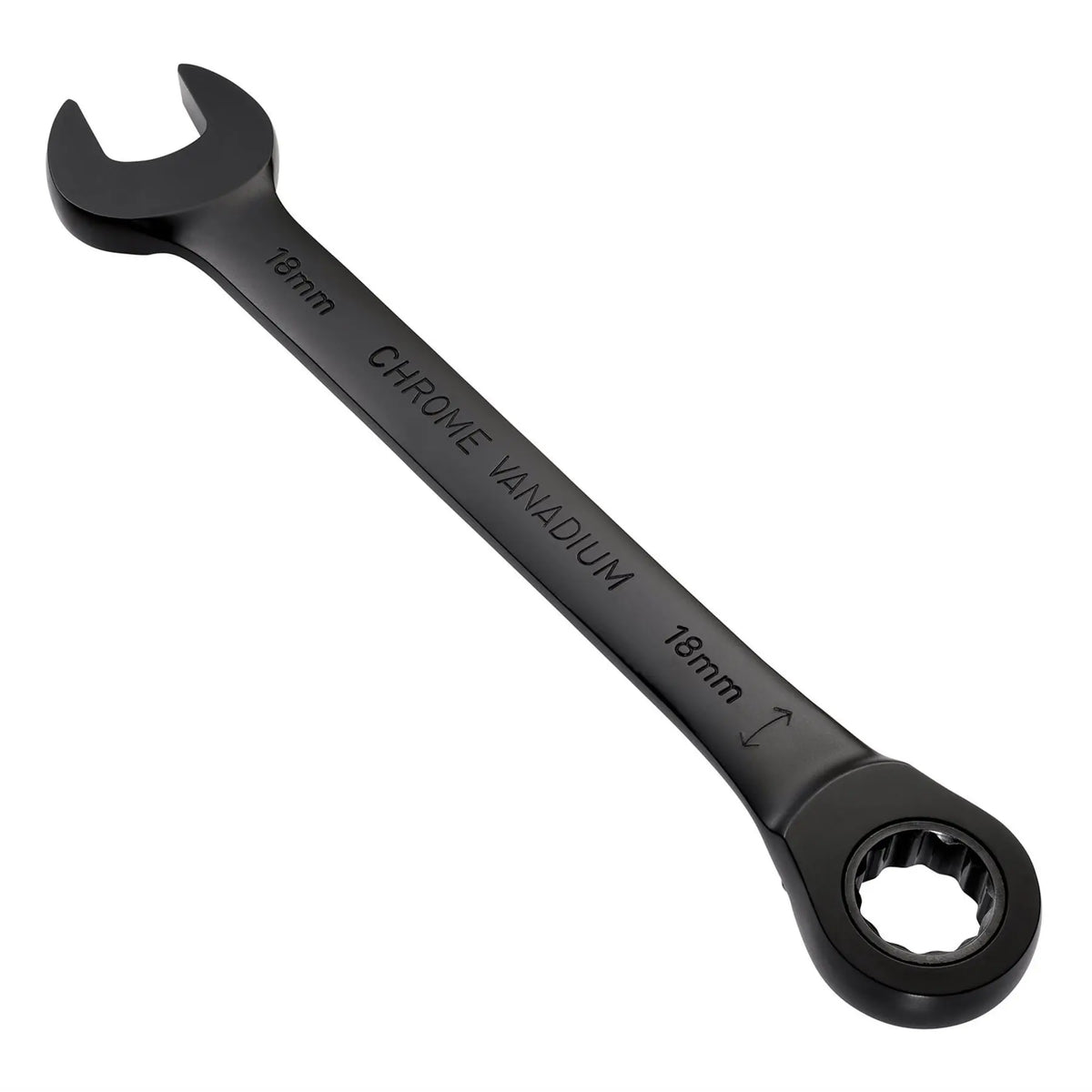 Draper Expert HI-TORQ® Metric Reversible Ratchet Combination Spanner 18mm Black 03908 White Rose Tools