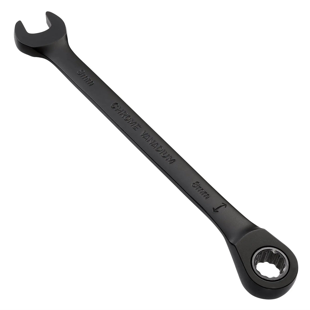 Draper Expert HI-TORQ® Metric Reversible Ratchet Combination Spanner 8mm Black 03898 White Rose Tools
