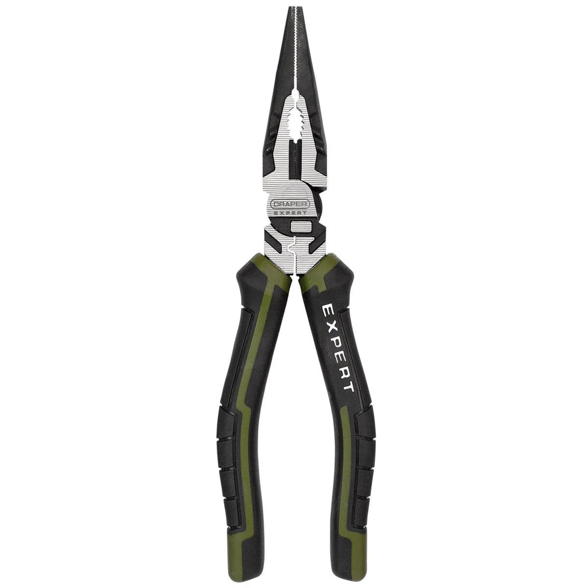 Draper Expert High Leverage Long Nose Pliers 200mm 28521 White Rose Tools