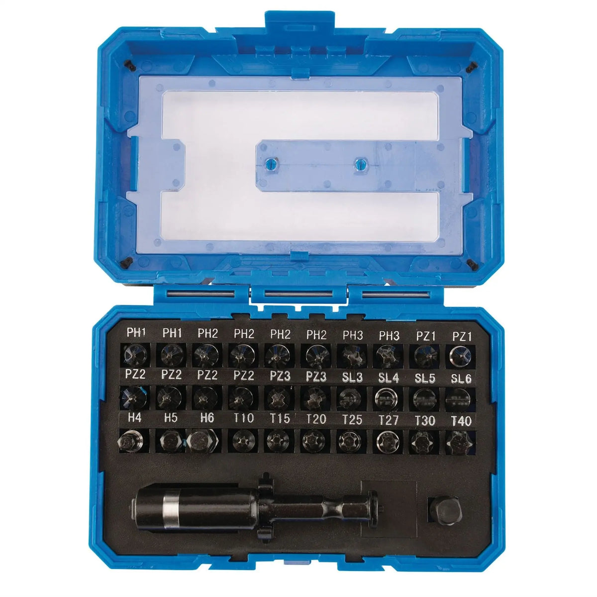Draper Expert Impact Screwdriver Bit Set (32 Piece) 05724 White Rose Tools