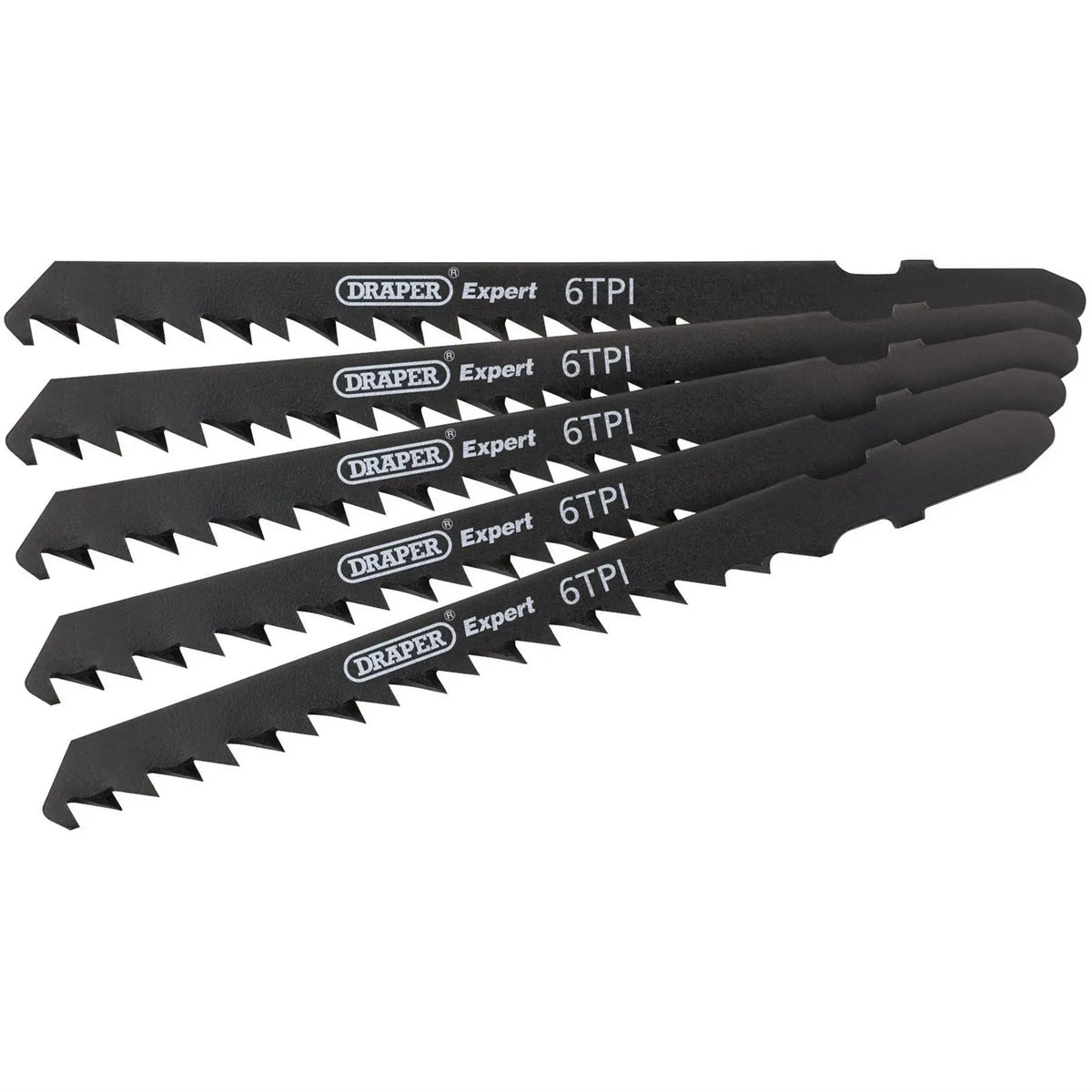 Draper Expert Jigsaw Blade Set 100mm (5 Piece) 81726 White Rose Tools