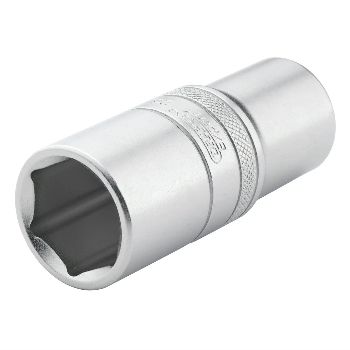 Draper Expert Metric Deep Socket 1/2" Sq. Dr. Micro Satin Chrome 23mm 22444 White Rose Tools