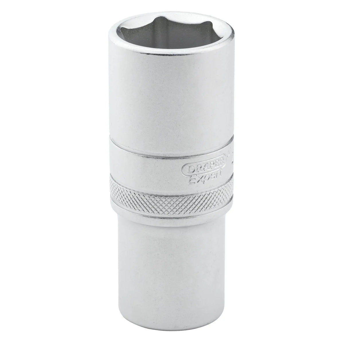 Draper Expert Metric Deep Socket 1/2" Sq. Dr. Micro Satin Chrome 23mm 22444 White Rose Tools