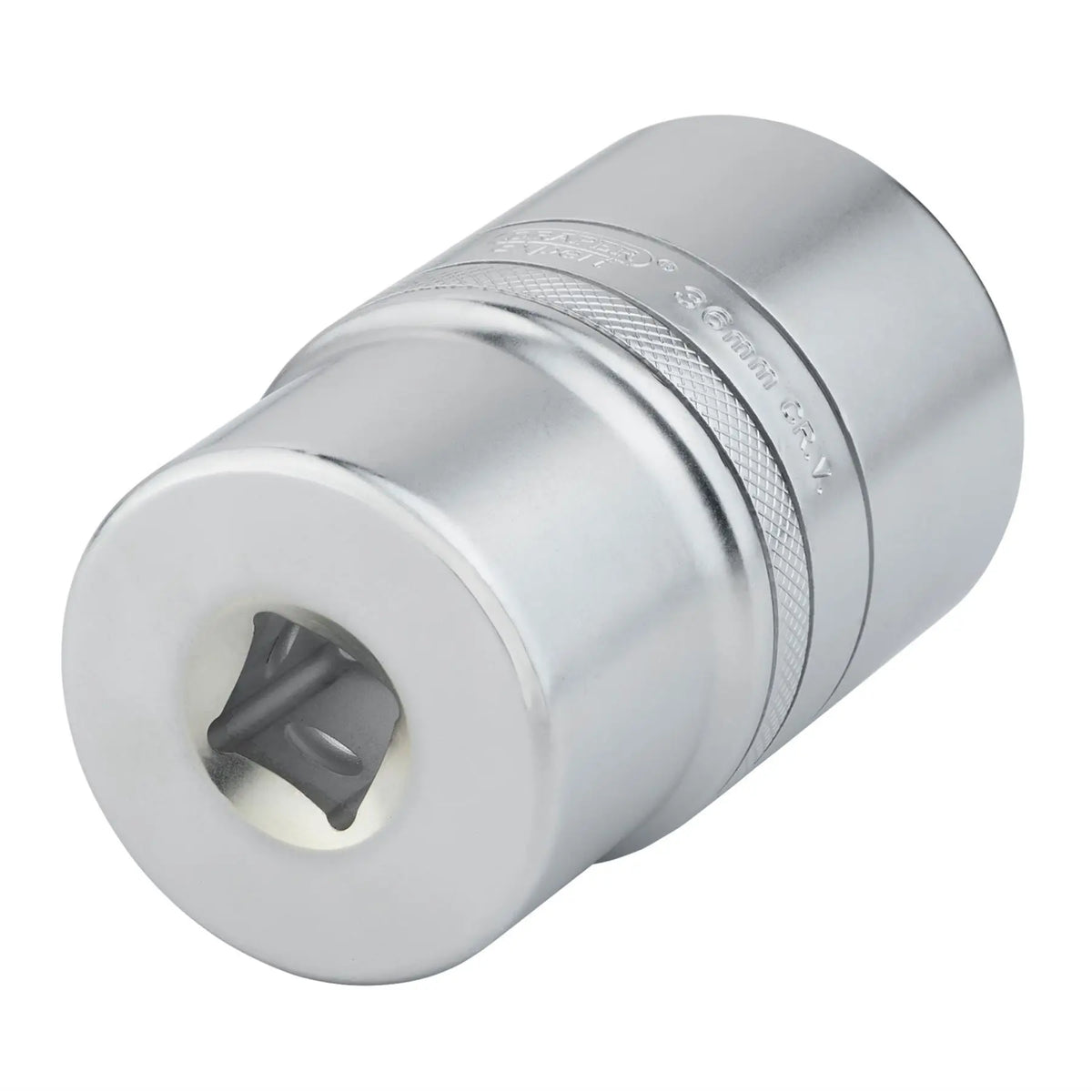 Draper Expert Metric Deep Socket 1/2" Sq. Dr. Micro Satin Chrome 36mm 22497 White Rose Tools