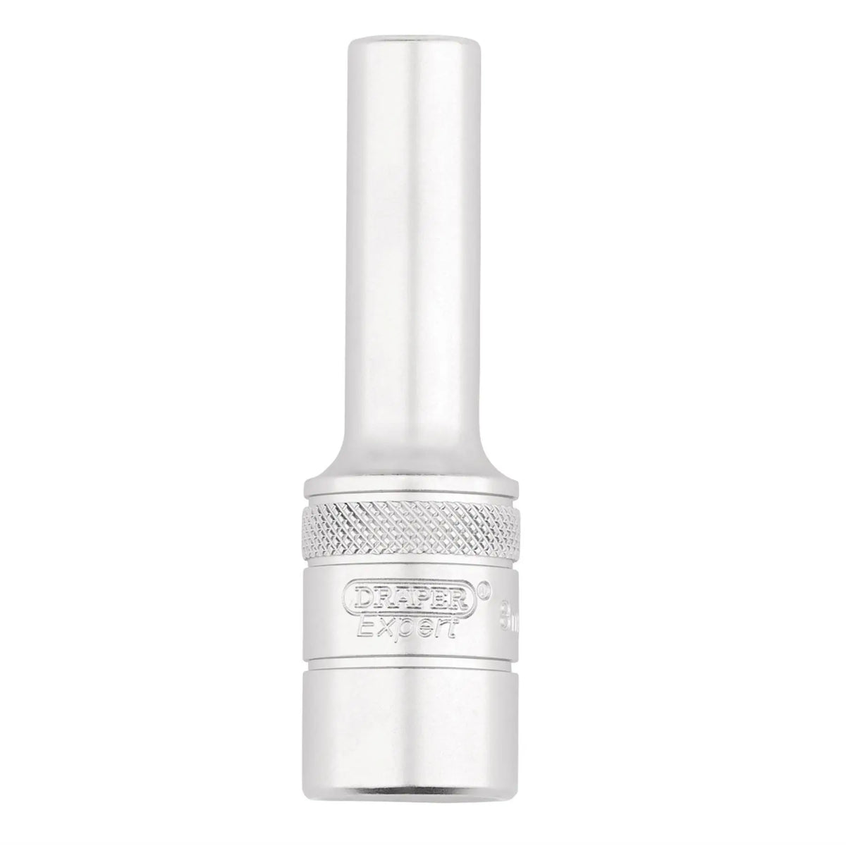 Draper Expert Metric Deep Socket 1/2" Sq. Dr. Micro Satin Chrome 8mm 22428 White Rose Tools