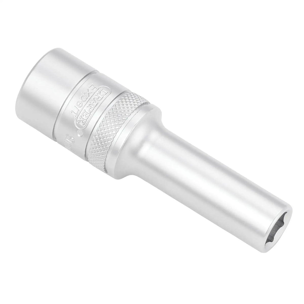 Draper Expert Metric Deep Socket 1/2" Sq. Dr. Micro Satin Chrome 9mm 22429 White Rose Tools
