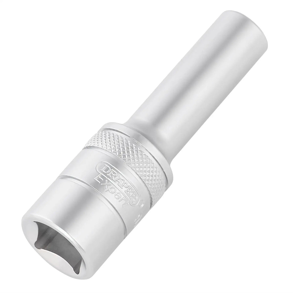 Draper Expert Metric Deep Socket 1/2" Sq. Dr. Micro Satin Chrome 9mm 22429 White Rose Tools