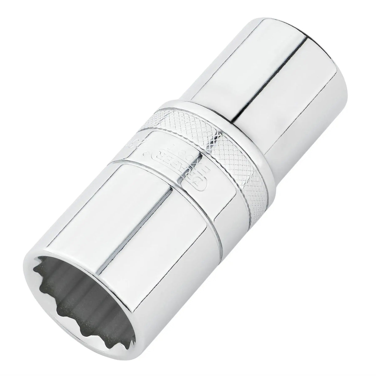 Draper Expert Metric Deep Socket 1/2" Sq. Dr. Polished Chrome 23mm 22423 White Rose Tools