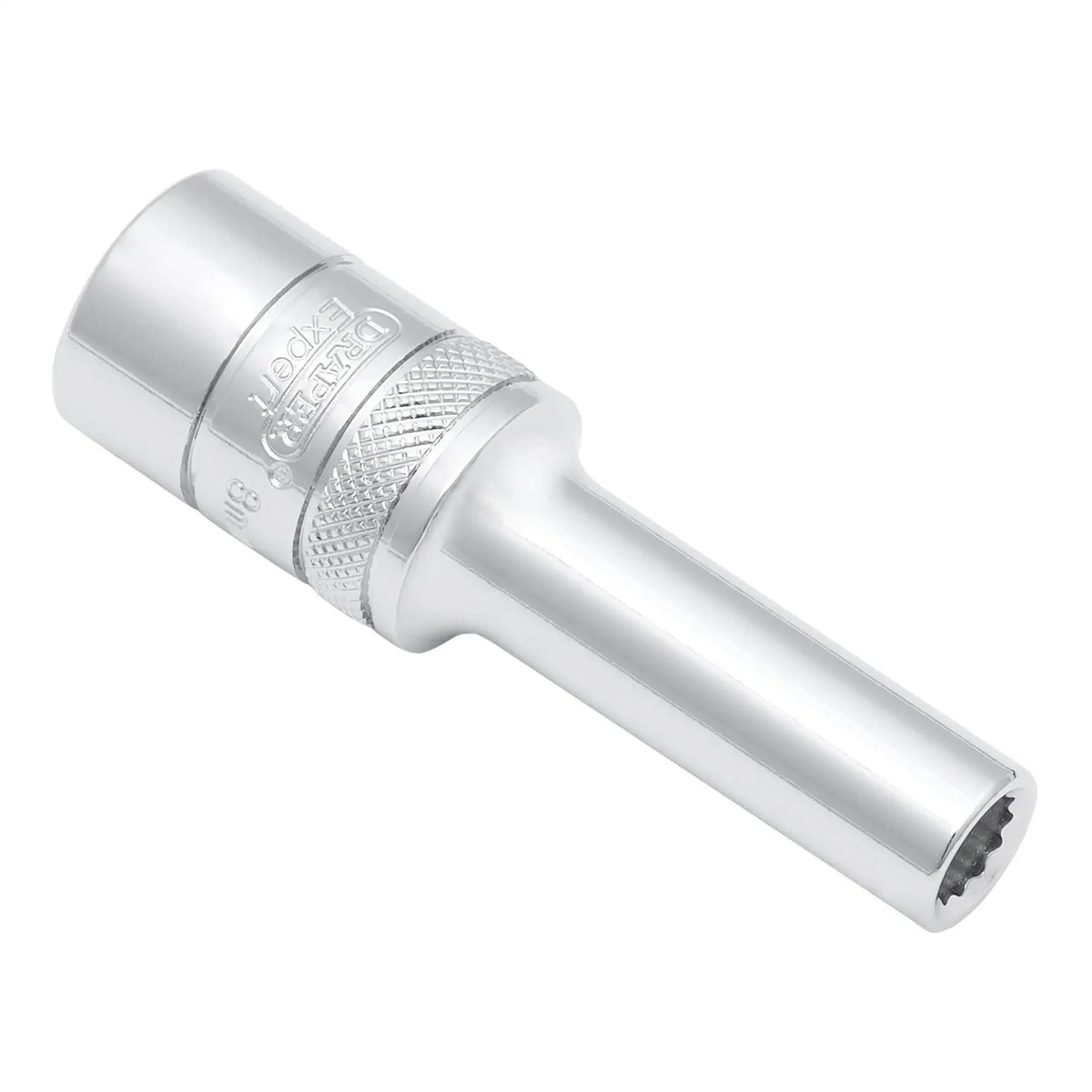 Draper Expert Metric Deep Socket 1/2" Sq. Dr.Polished Chrome 8mm 22406 White Rose Tools