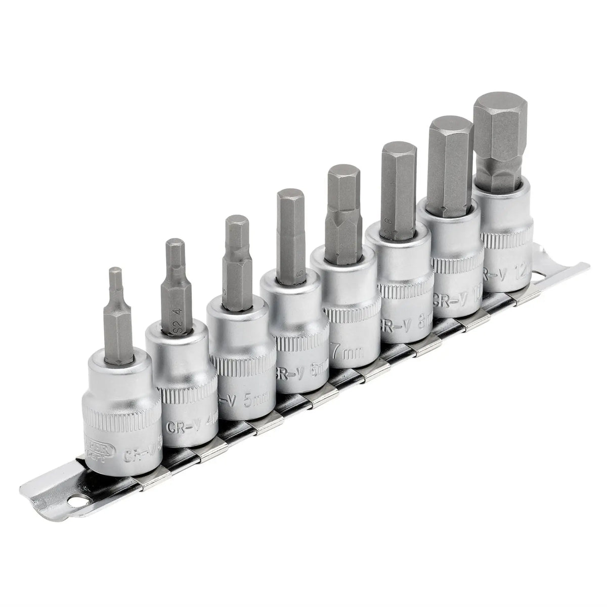 Draper Expert Metric Hex. Socket Bit Set 3/8" Sq. Dr. 48mm (8 Piece) 16285 White Rose Tools