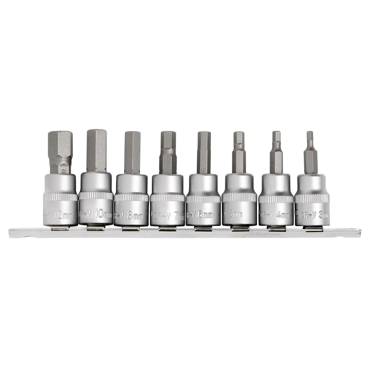 Draper Expert Metric Hex. Socket Bit Set 3/8" Sq. Dr. 48mm (8 Piece) 16285 White Rose Tools