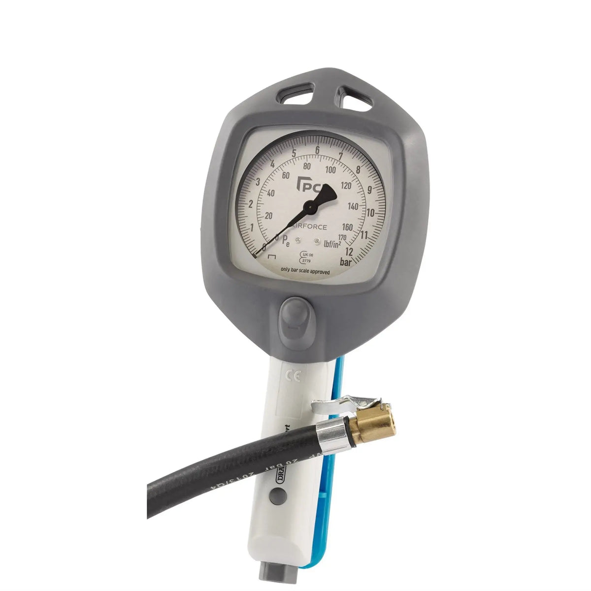 Draper Expert PCL Airforce Analogue Tyre Inflator 42599 White Rose Tools