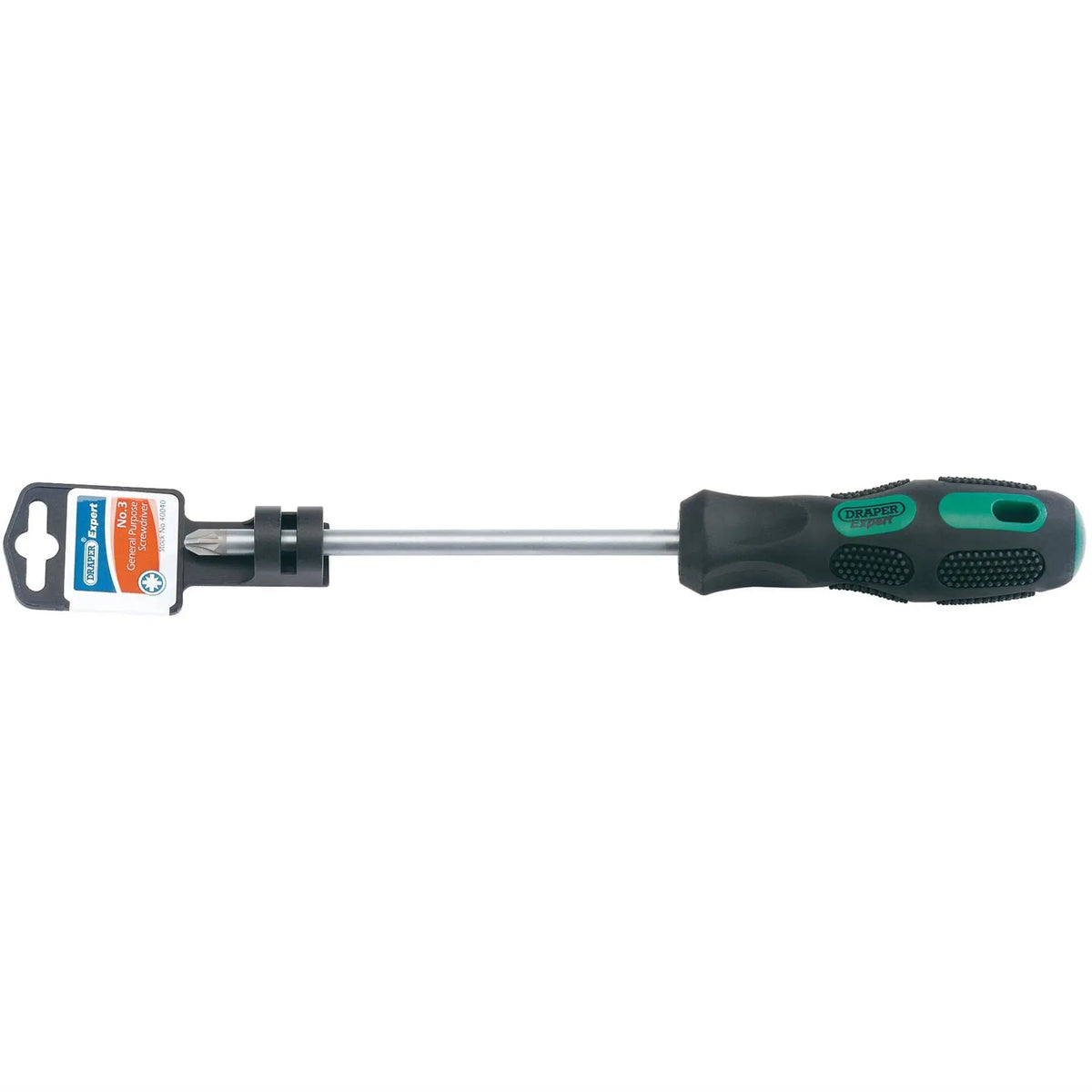 Draper Expert PZ Type General Purpose Screwdriver No.3 x 150mm 40040 White Rose Tools