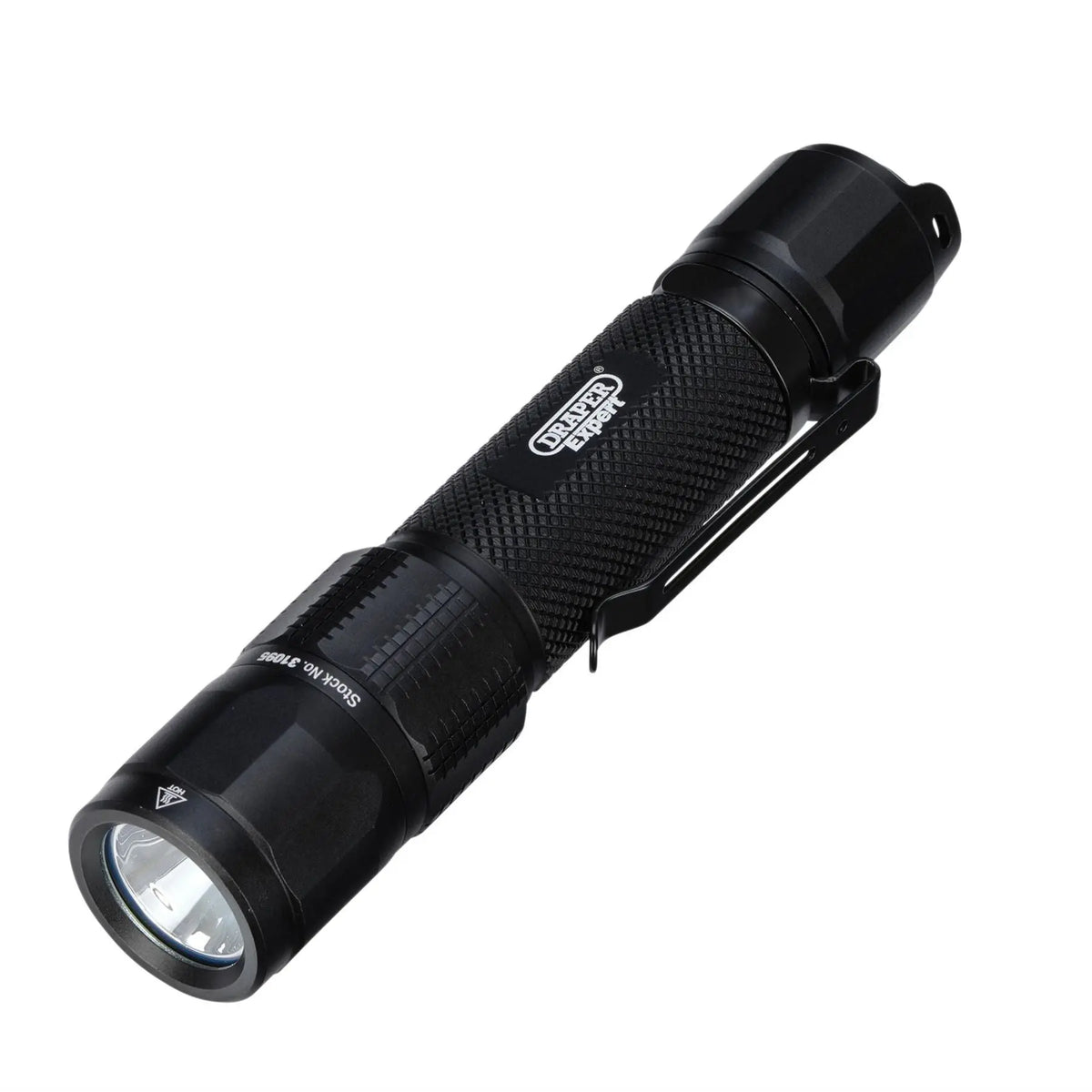 Draper Expert SMD LED USB Rechargeable High Performance Torch 12W 1200 Lumens USB-C Cable Supplied 31095 White Rose Tools