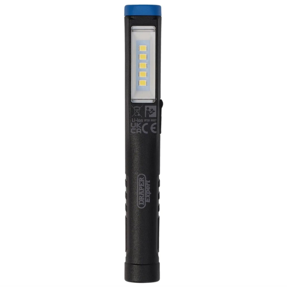 Draper Expert SMD LED USB Rechargeable Pen Light 1W 150 Lumens USB-C Cable Supplied 31098 White Rose Tools