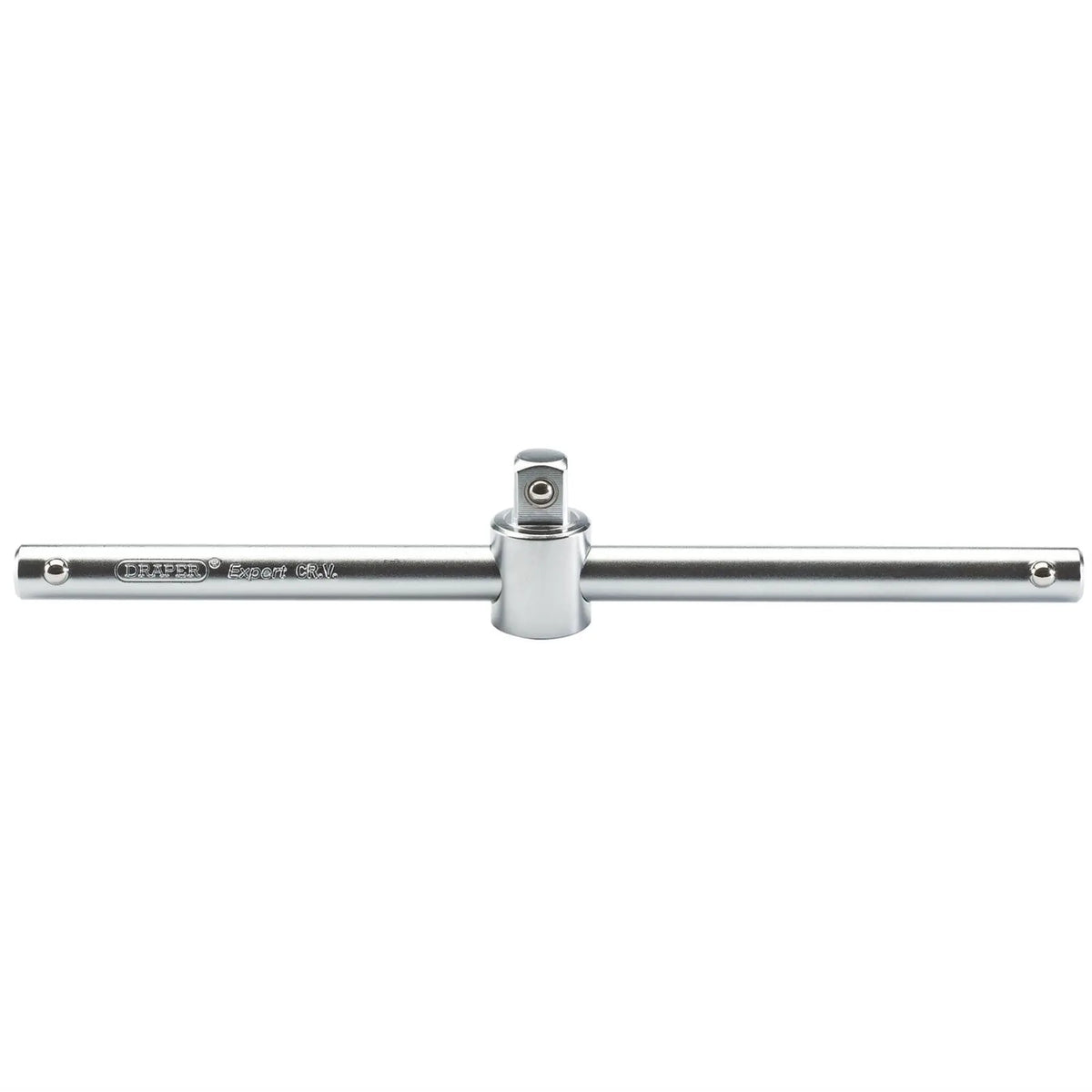 Draper Expert Satin Chrome Sliding T Bar 1/2" Sq. Dr. 16790 White Rose Tools