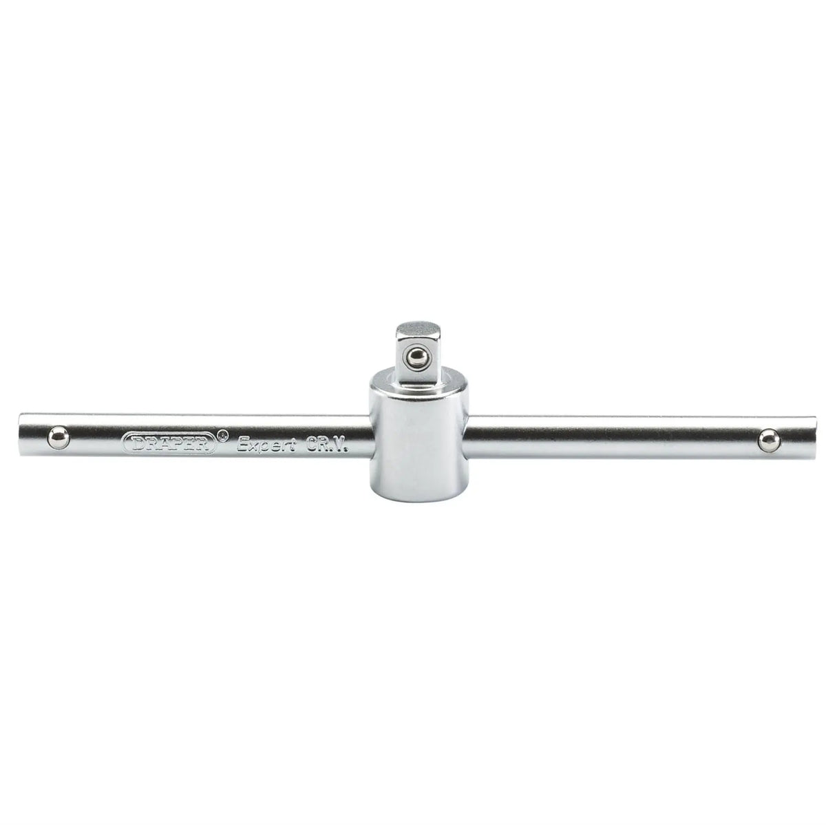 Draper Expert Satin Chrome Sliding T Bar 1/4" Sq. Dr. 16786 White Rose Tools