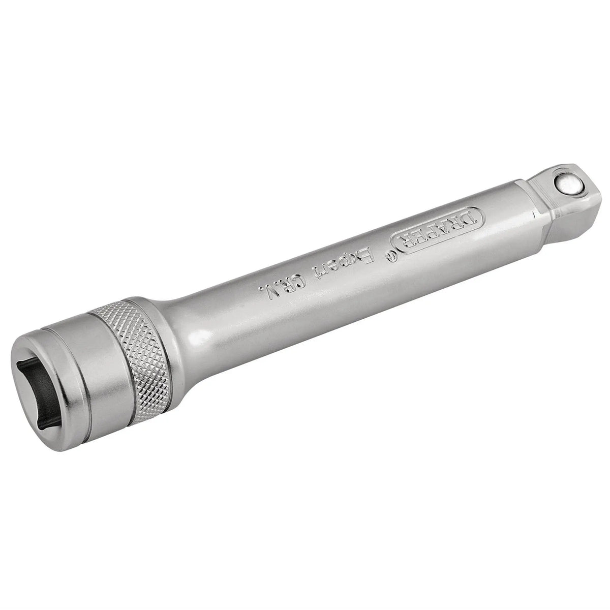 Draper Expert Satin Chrome Wobble Extension Bar 1/2" Sq. Dr. 125mm 16762 White Rose Tools
