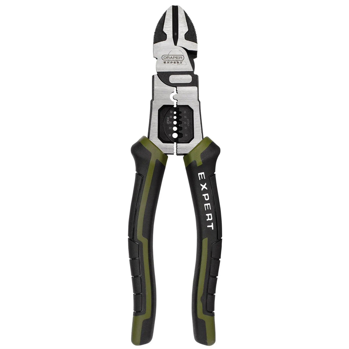 Draper Expert Side Cutters with Wire Stripper 200mm 28528 White Rose Tools