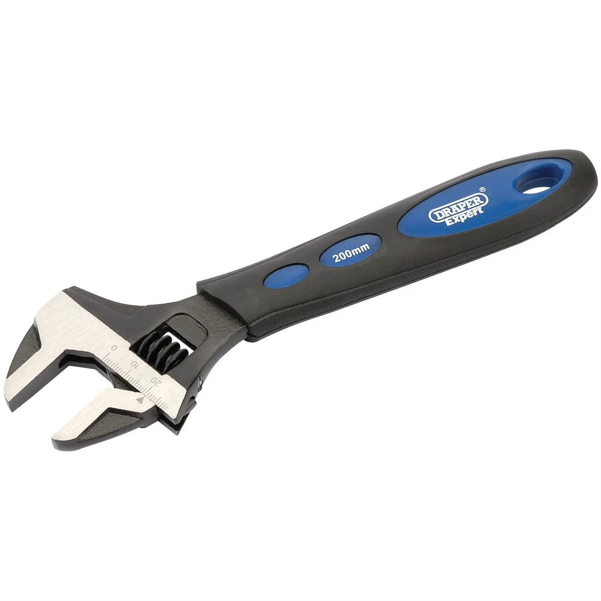 Draper Expert Soft Grip Crescent-Type Wrench 200mm 24mm 24894 White Rose Tools