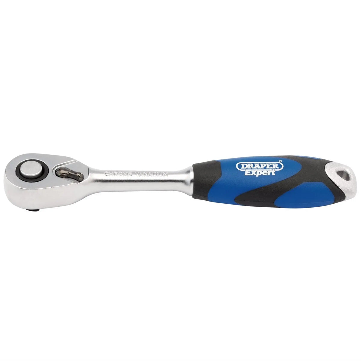 Draper Expert Soft Grip Reversible Ratchet 1/4" Sq. Dr. 72 Tooth 26502 White Rose Tools