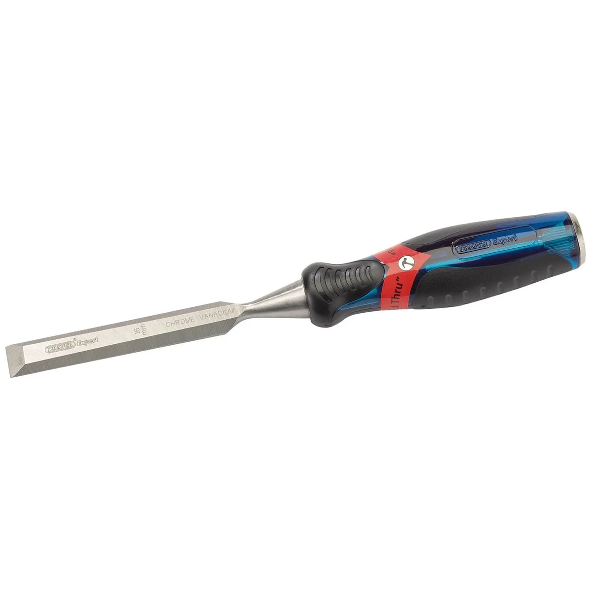 Draper Expert Soft Grip 'Pound Thru' Bevel Edge Wood Chisel 16 x 140mm 24405 White Rose Tools