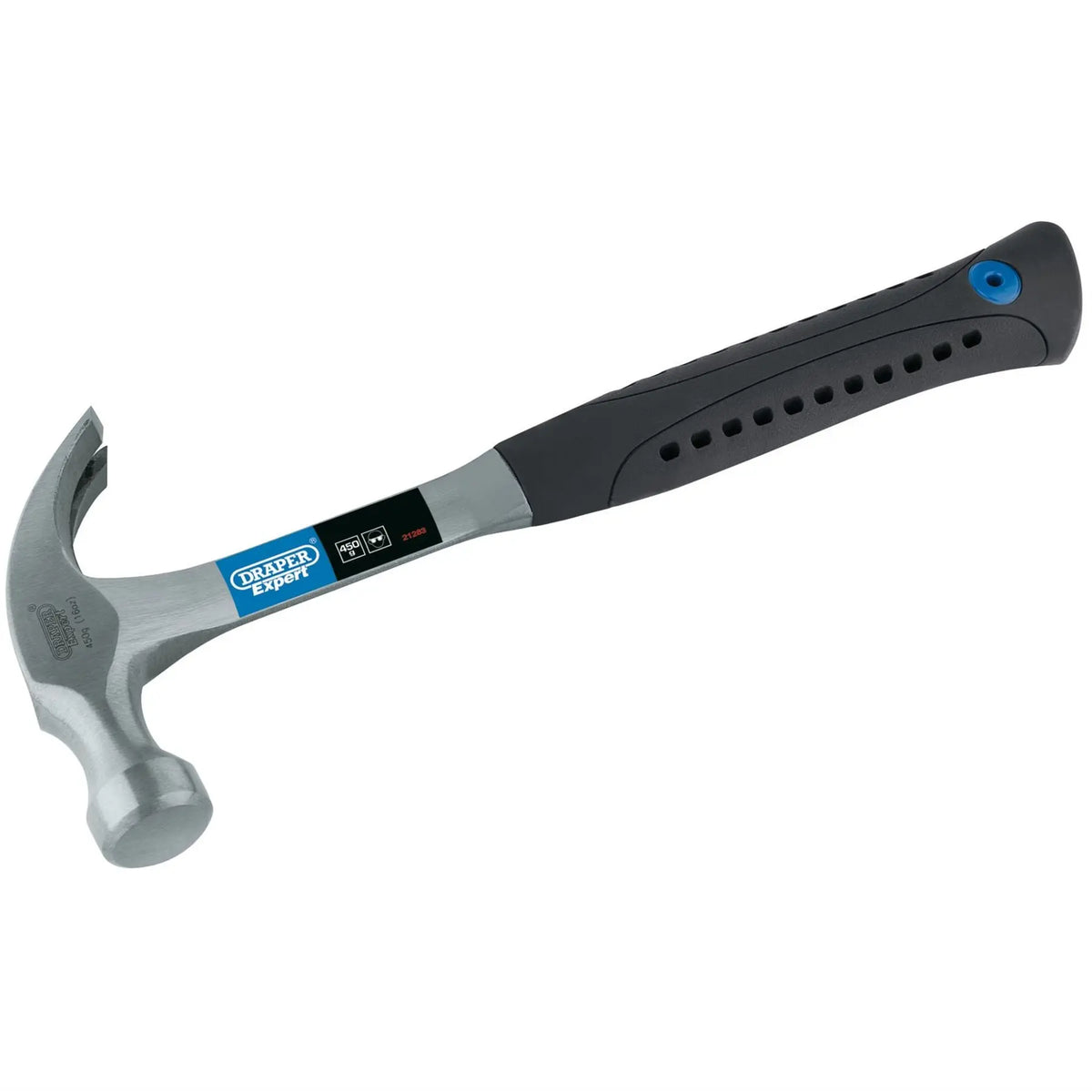 Draper Expert Solid Forged Claw Hammer 450g/16oz 21283 White Rose Tools