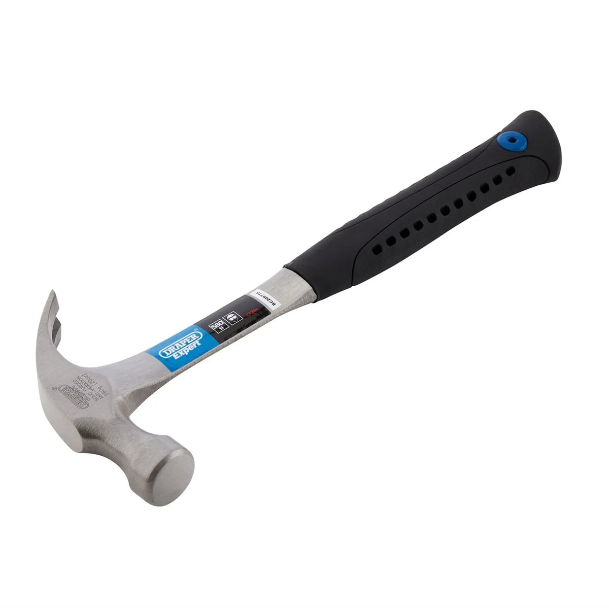 Draper Expert Solid Forged Claw Hammer 560g/20oz 21284 White Rose Tools