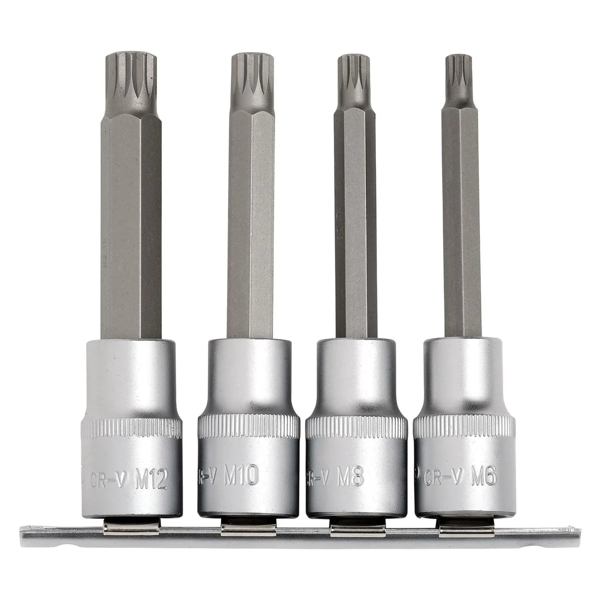 Draper Expert Spline Socket Bit Set 1/2" Sq. Dr. (4 Piece) 16350 White Rose Tools