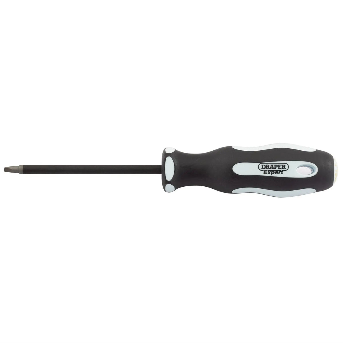 Draper Expert Square Recess Soft Grip Security Screwdriver S2 x 100mm 35157 White Rose Tools