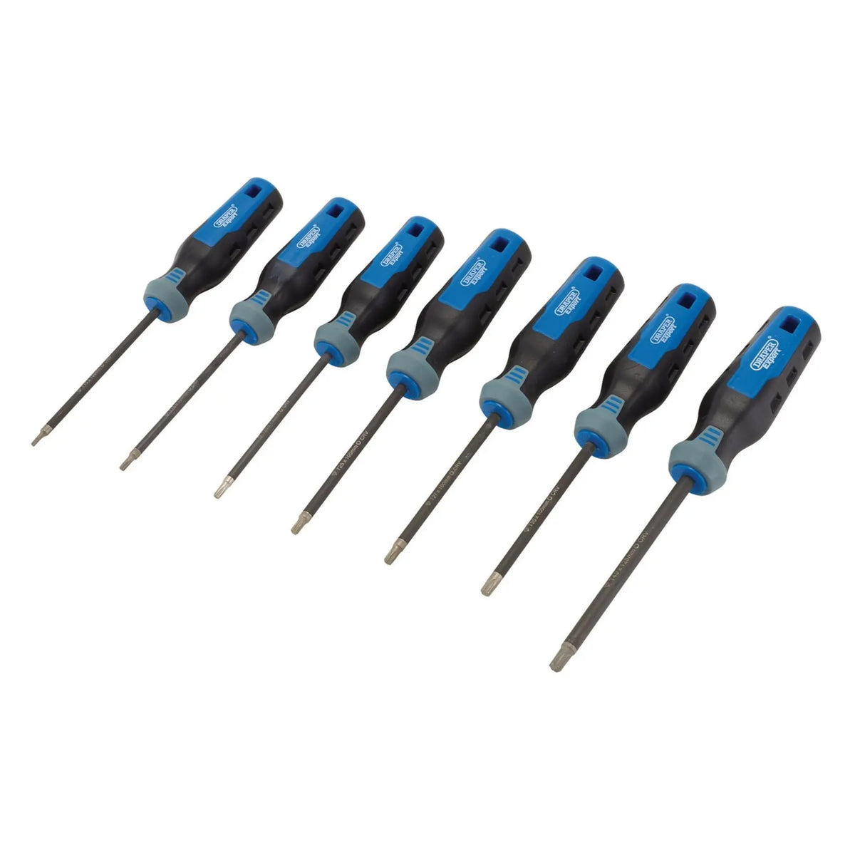 Draper Expert TX-STAR Diamond Tipped Screwdriver Set (7 Piece) 95164 White Rose Tools