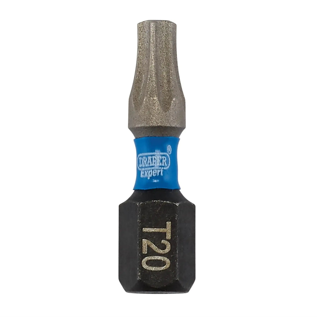 Draper Expert TX-STAR® Impact Screwdriver Bits T20 x 25mm 1/4" Hex (Pack of 5) 05493 White Rose Tools