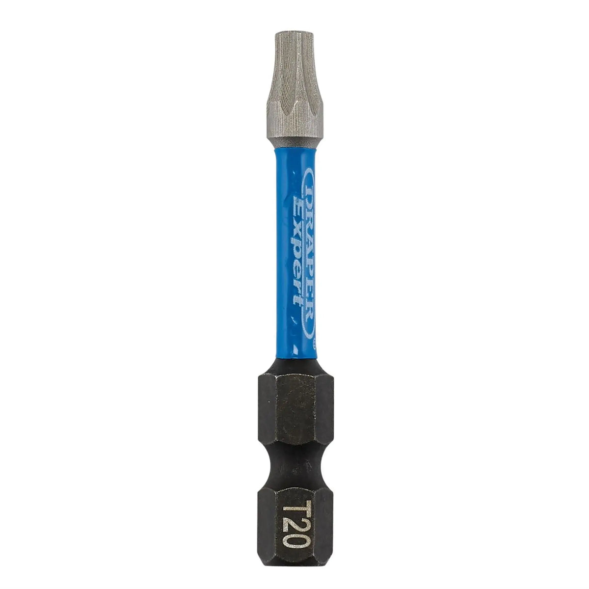 Draper Expert TX-STAR® Impact Screwdriver Bits T20 x 50mm 1/4" Hex (Pack of 5) 05652 White Rose Tools