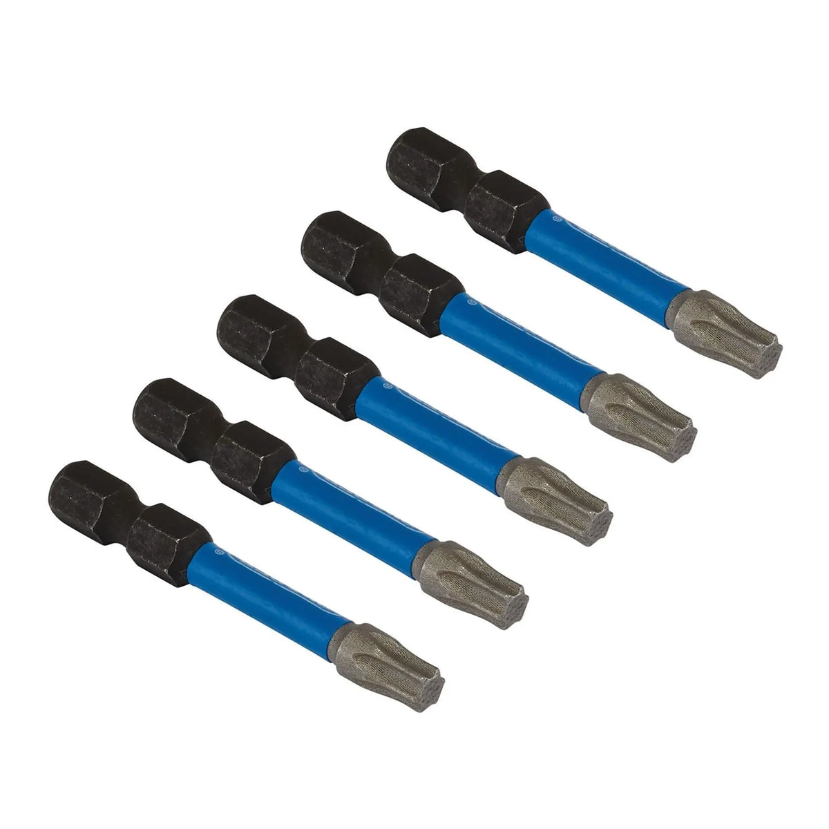 Draper Expert TX-STAR® Impact Screwdriver Bits T27 x 50mm 1/4" Hex (Pack of 5) 05654 White Rose Tools